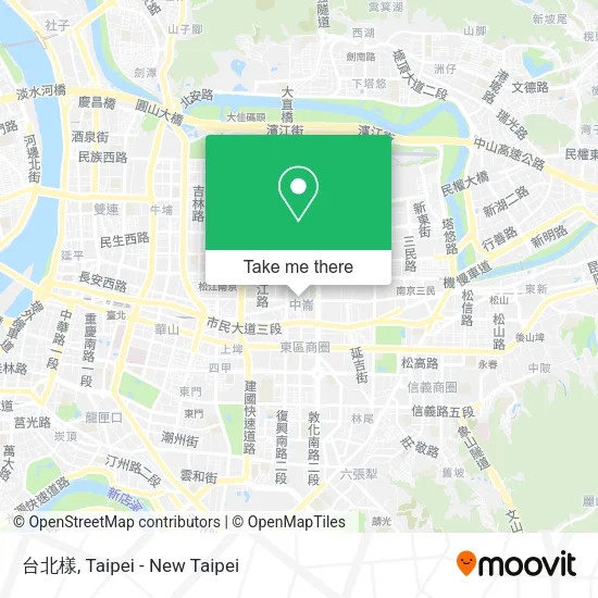 台北樣 map