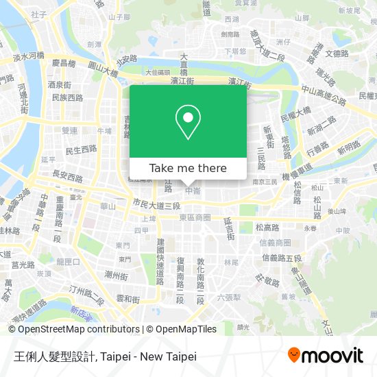 王俐人髮型設計 map