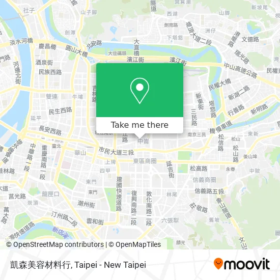 凱森美容材料行 map