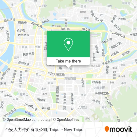 台安人力仲介有限公司地圖