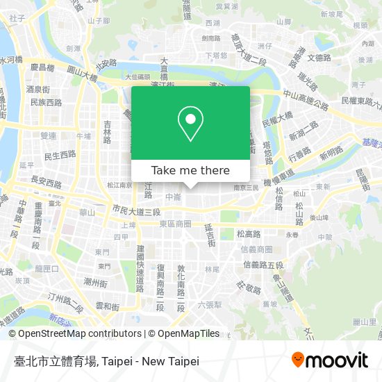 臺北市立體育場 map