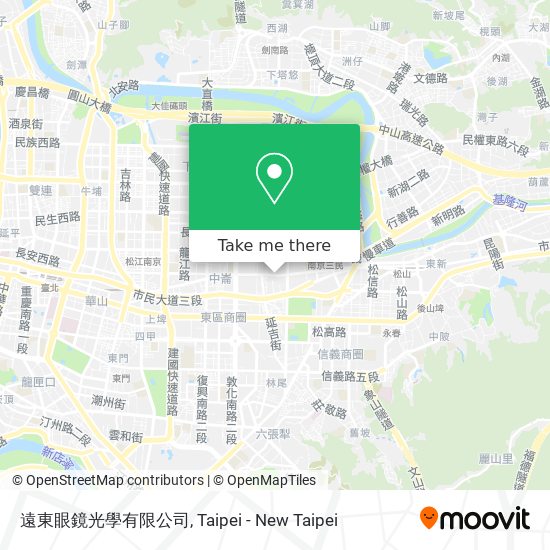 遠東眼鏡光學有限公司 map