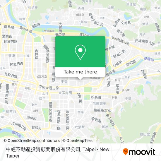 中經不動產投資顧問股份有限公司 map