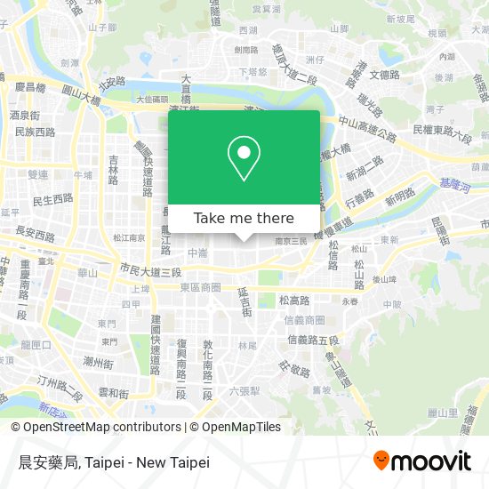晨安藥局 map