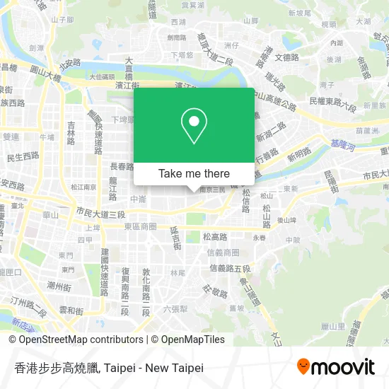 香港步步高燒臘地圖
