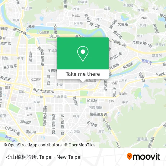 松山楠桐診所 map