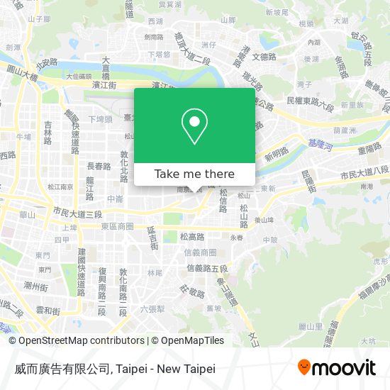 威而廣告有限公司 map