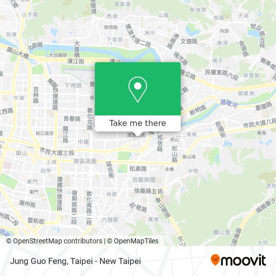 Jung Guo Feng map