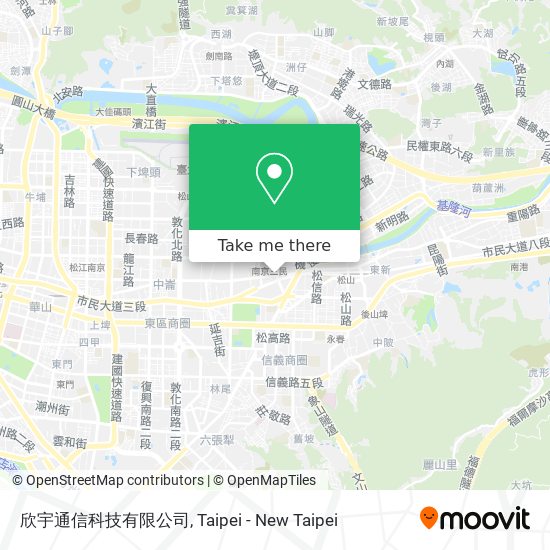 欣宇通信科技有限公司 map