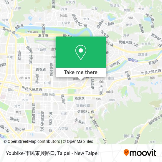 Youbike-市民東興路口 map