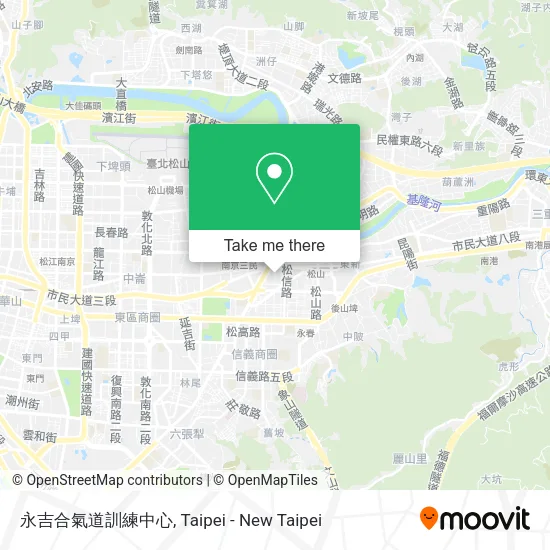 永吉合氣道訓練中心地圖