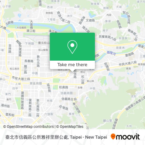 臺北市信義區公所雅祥里辦公處 map