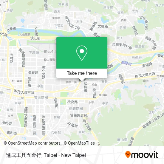 進成工具五金行地圖