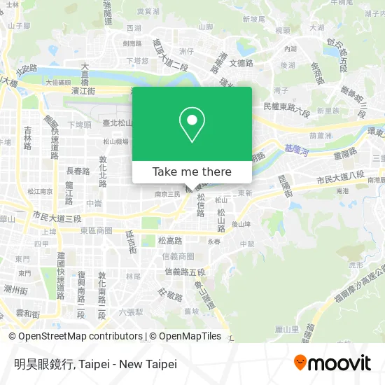 明昊眼鏡行地圖