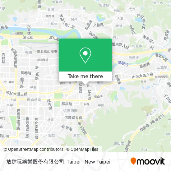 放肆玩娛樂股份有限公司 map