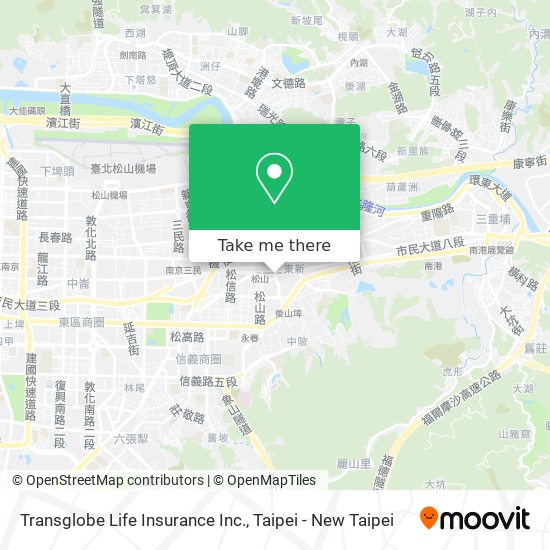 Transglobe Life Insurance Inc. map