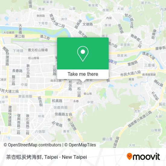 茶壺蝦炭烤海鮮地圖