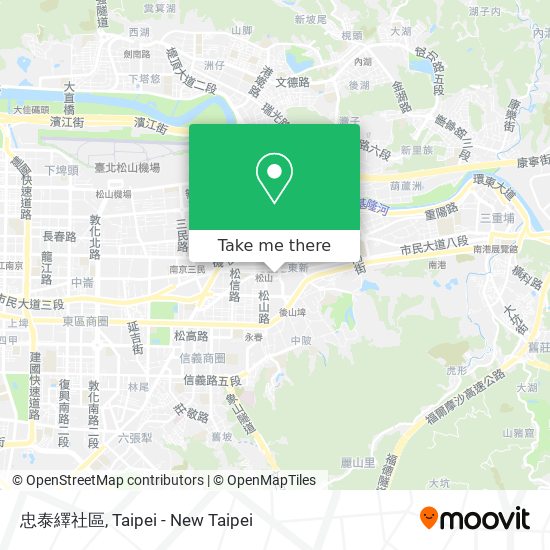 忠泰繹社區地圖