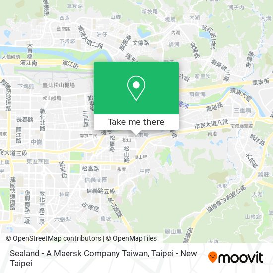 Sealand - A Maersk Company Taiwan map