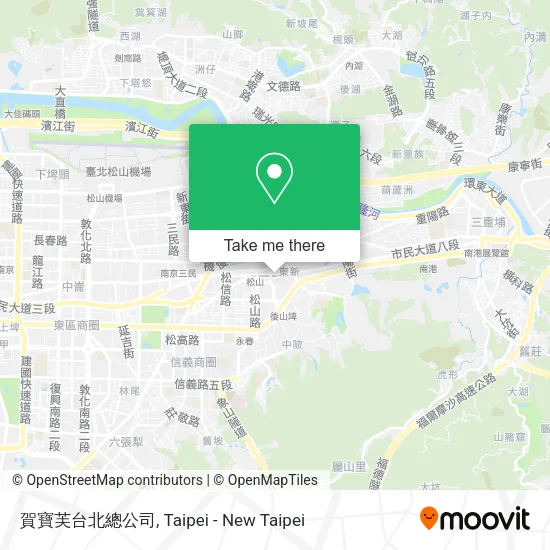 賀寶芙台北總公司 map