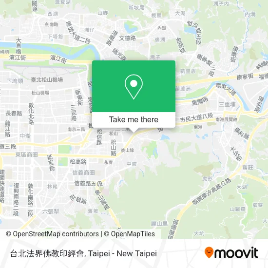 台北法界佛教印經會地圖