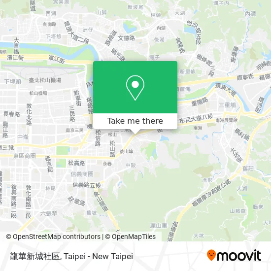 龍華新城社區 map