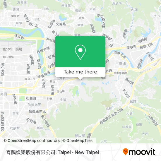喜鵲娛樂股份有限公司 map