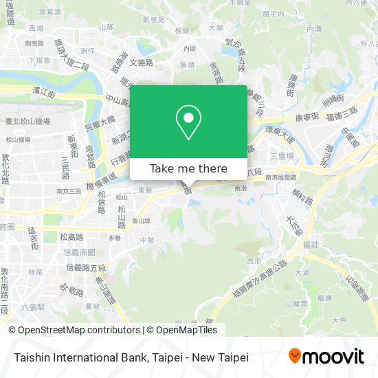 Taishin International Bank map