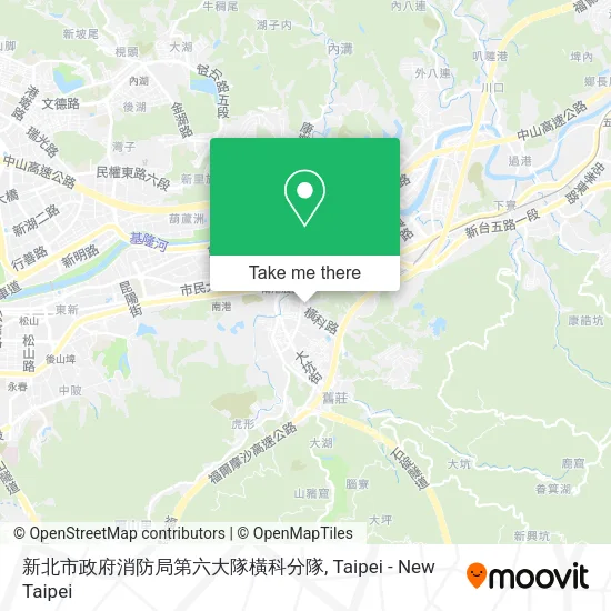 新北市政府消防局第六大隊橫科分隊 map