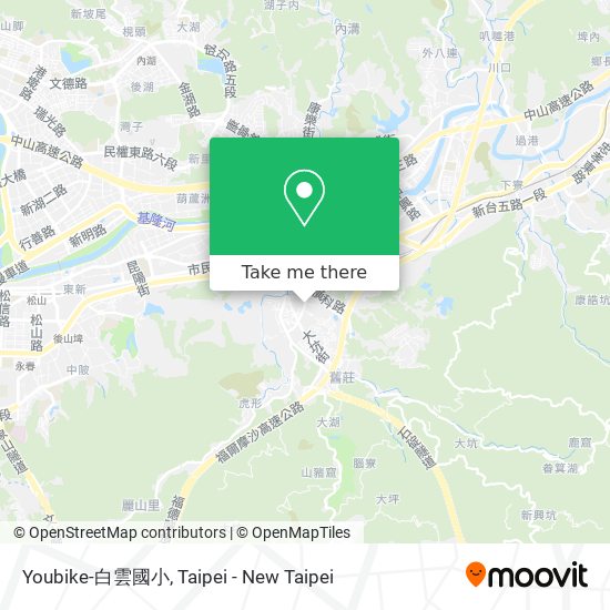 Youbike-白雲國小 map
