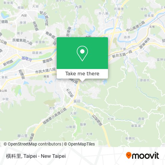 橫科里地圖