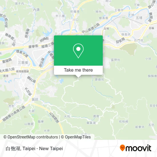 白匏湖 map