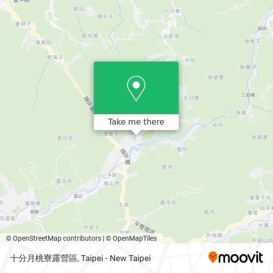 十分月桃寮露營區 map
