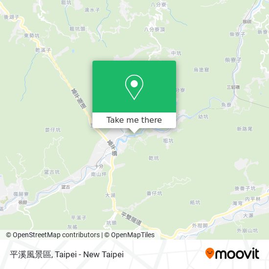 平溪風景區 map