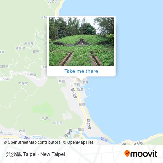 吳沙墓 map