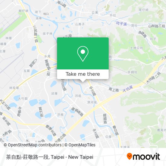 茶自點-莊敬路一段 map
