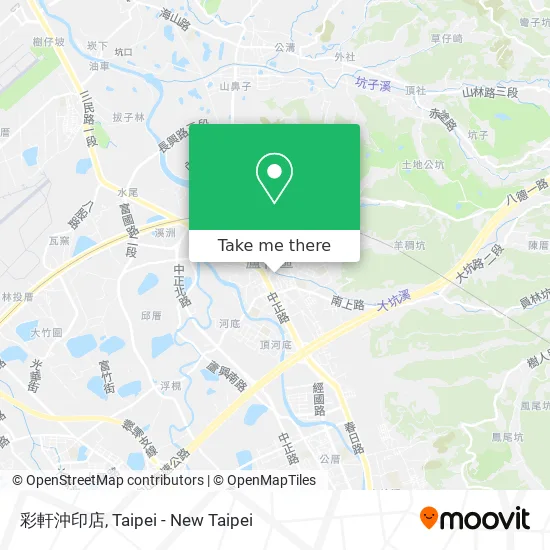 彩軒沖印店地圖