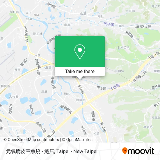 元氣脆皮章魚燒 - 總店地圖