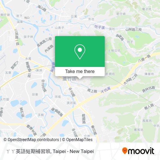 ㄚㄚ英語短期補習班地圖