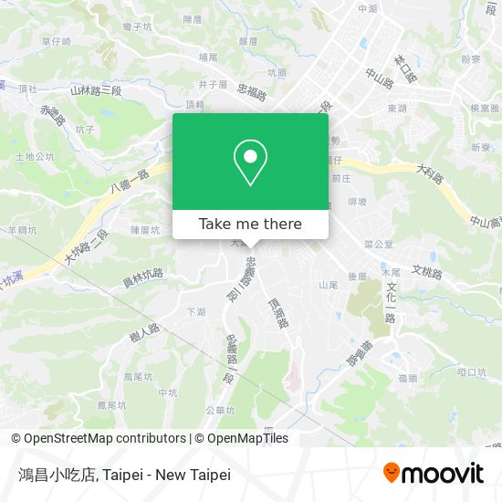 鴻昌小吃店 map