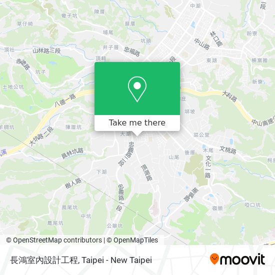 長鴻室內設計工程 map