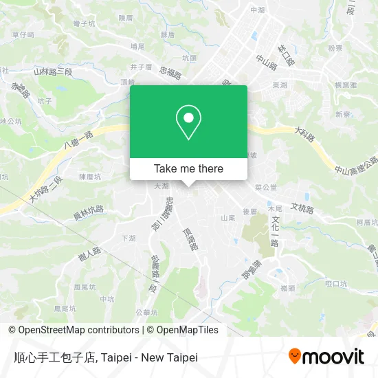順心手工包子店 map