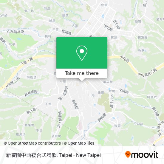 新饕園中西複合式餐飲地圖
