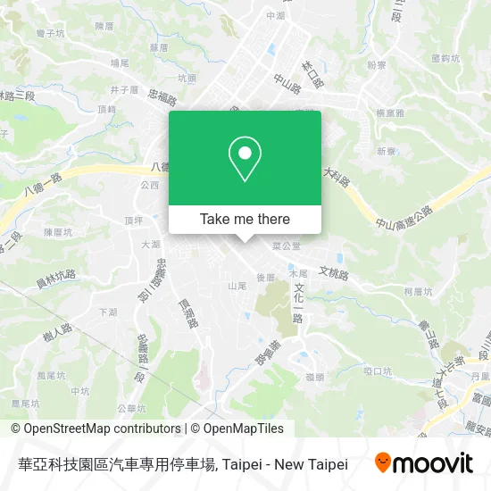 華亞科技園區汽車專用停車場地圖