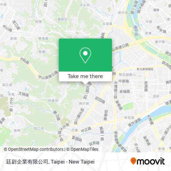 廷尉企業有限公司地圖