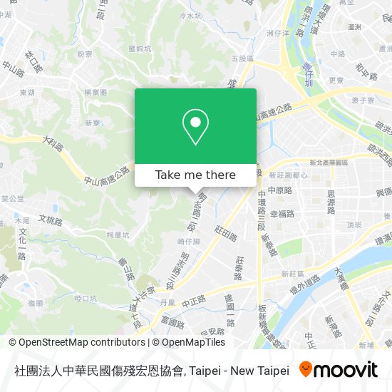 社團法人中華民國傷殘宏恩協會 map
