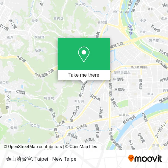 泰山濟賢宮地圖