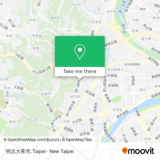 明志大夜市地圖