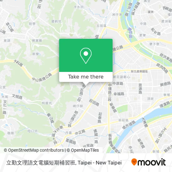 立勤文理語文電腦短期補習班地圖