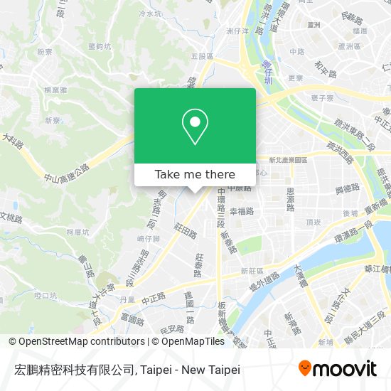 宏鵬精密科技有限公司 map